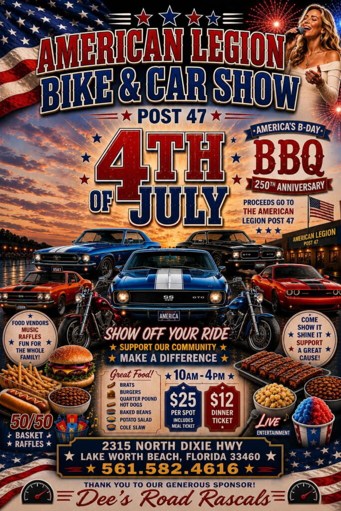 car show in fort worth florida on july 4