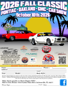 car show in st augustine florida on october 10