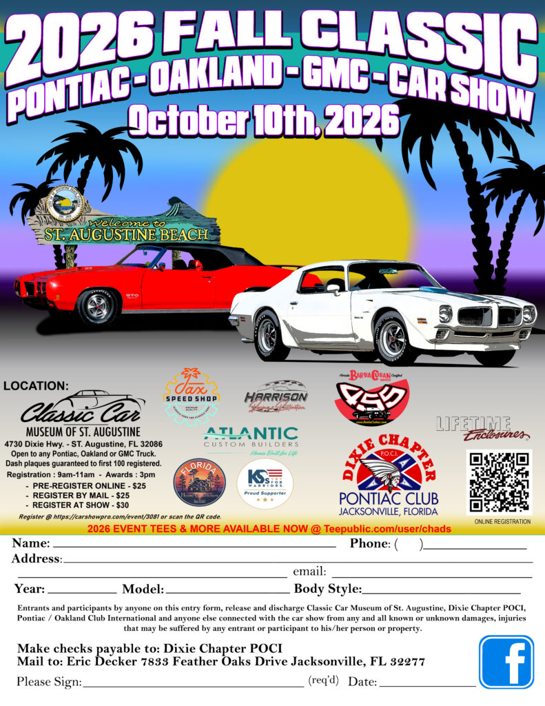 car show in st augustine florida on october 10