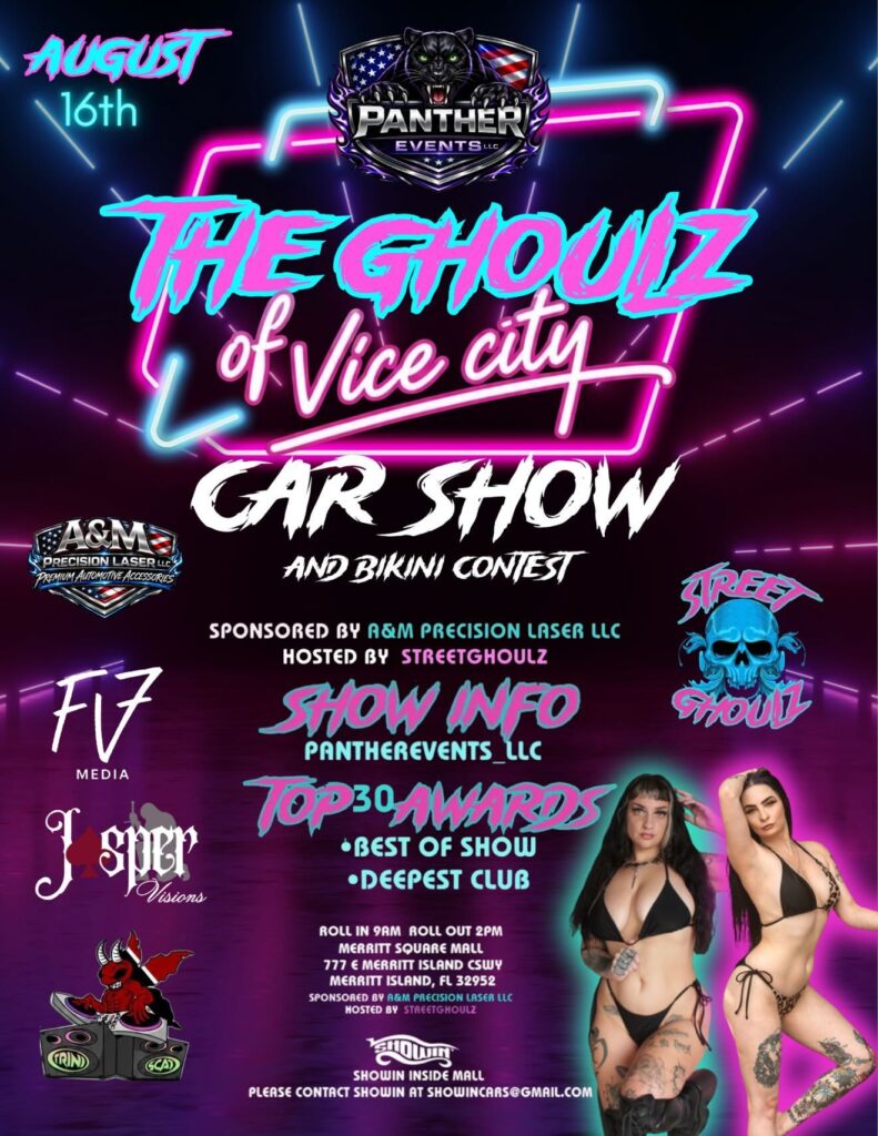 car show in merritt island florida on august 16