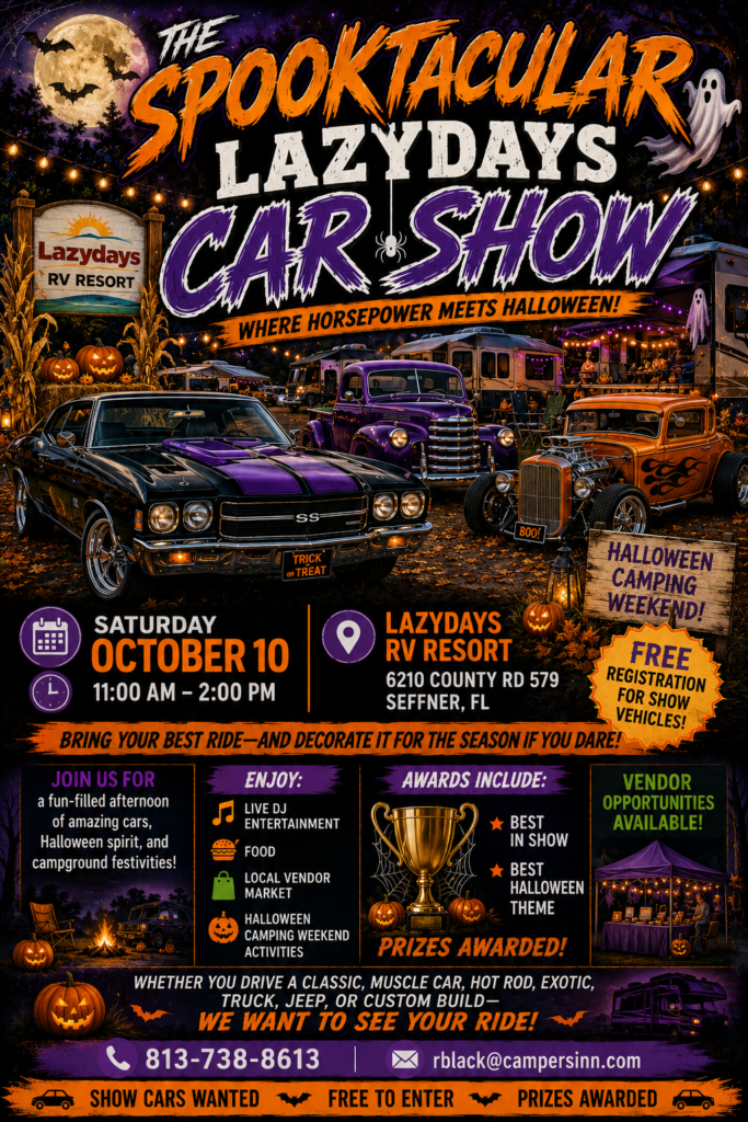 car show in seffner florida on october 10