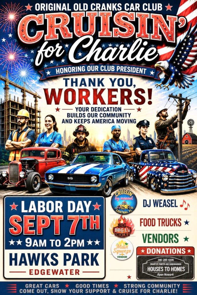 car show in edgewater florida on september 7