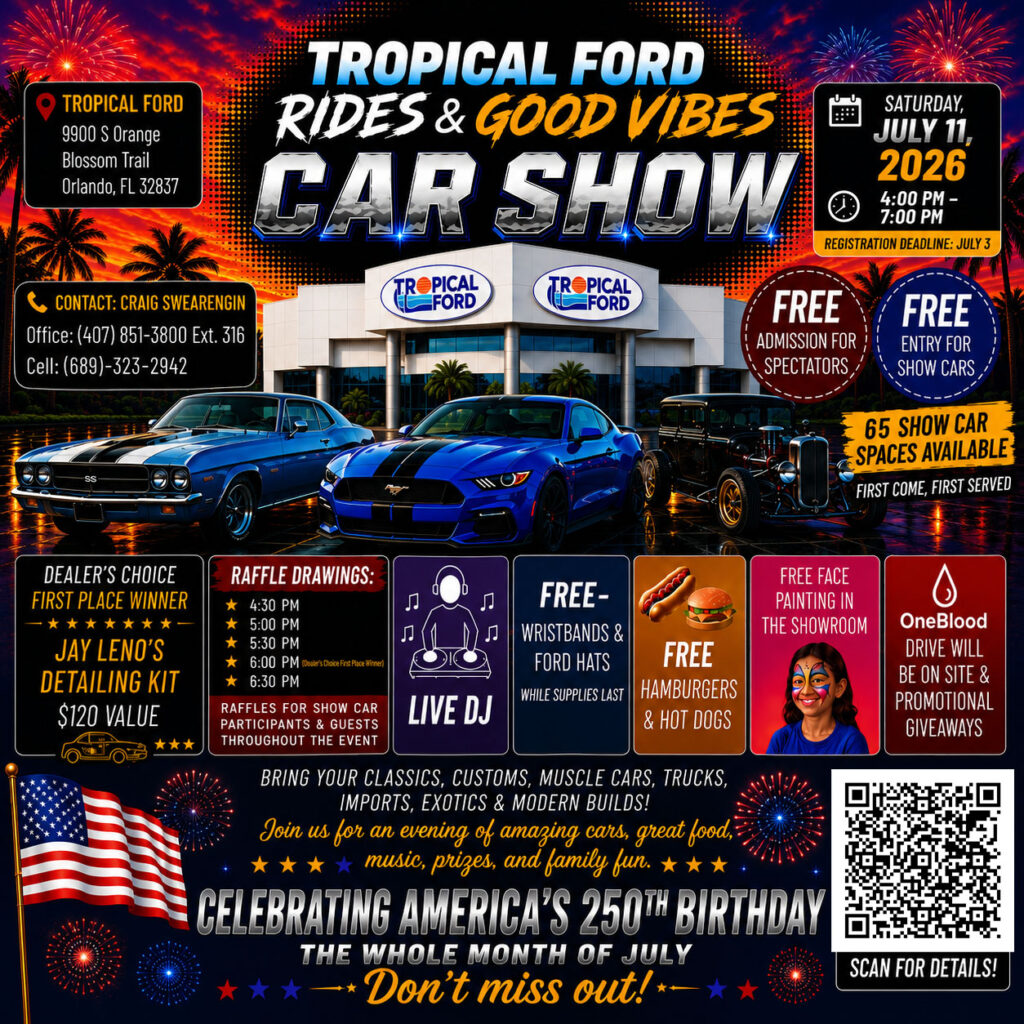 car show in orlando florida on july 11