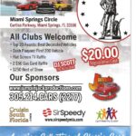 car show in miami springs, florida o july 3