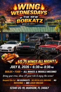 car show in hudson florida on wednesday