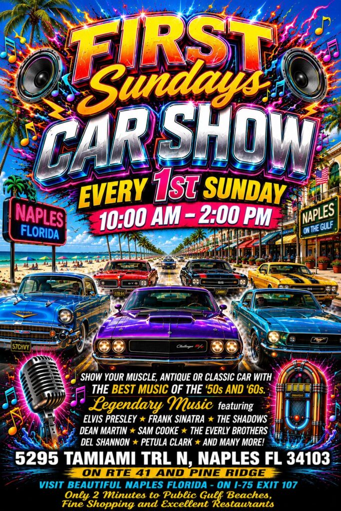 car show in naples florida on sunday