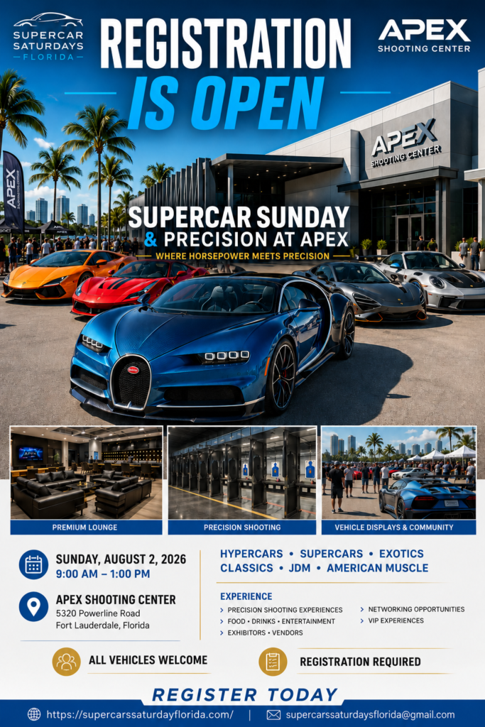 car show in fort lauderdale florida on august 2