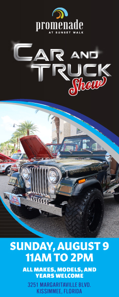 car show in kissimmee florida on august 9