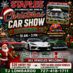 car show in spring hill florida on december 13