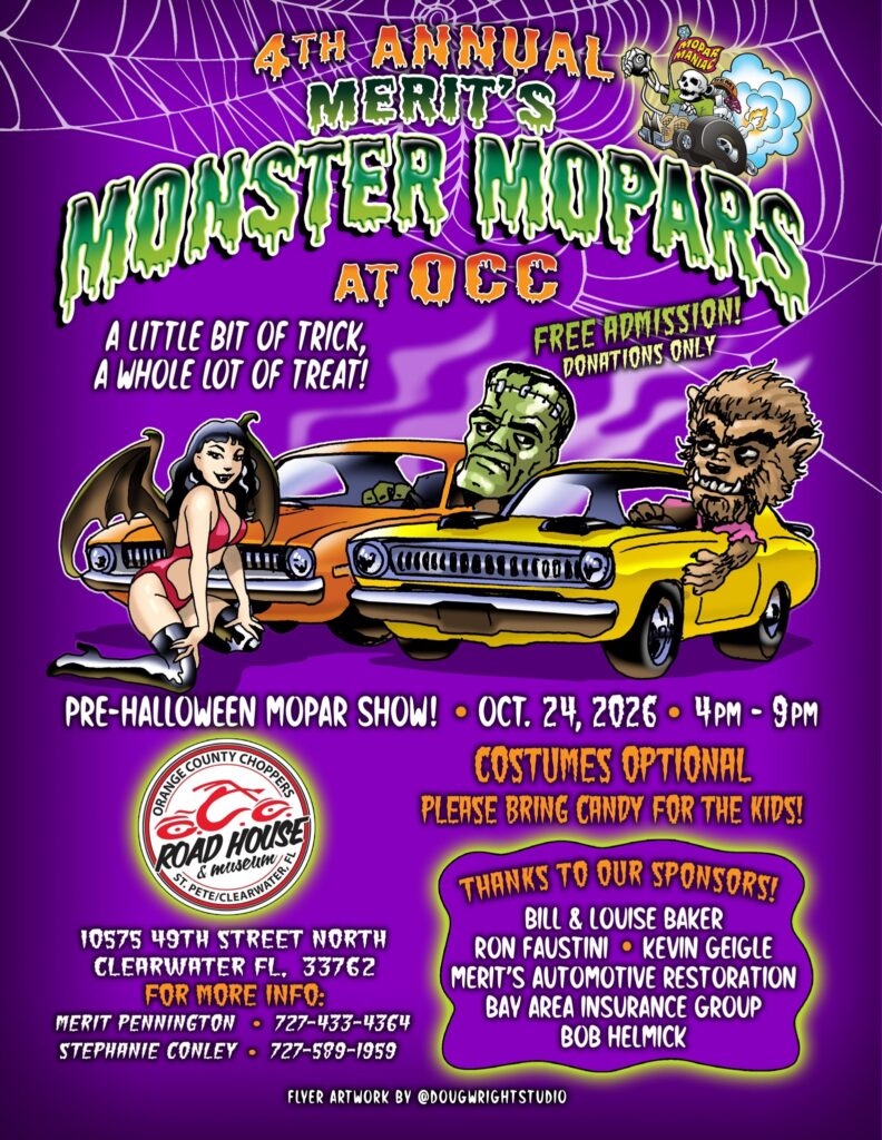 mopar car show in clearwater florida on october 24