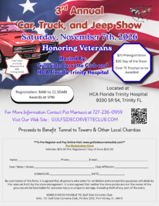 car show in new port richey florida on november 7