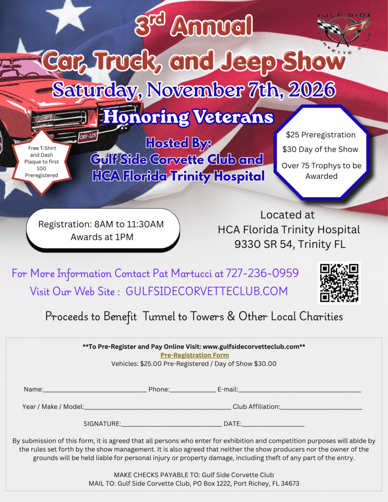 car show in new port richey florida on november 7