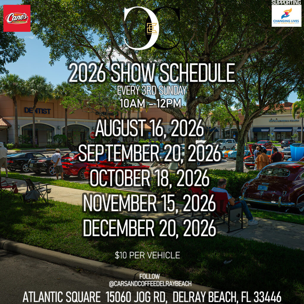 car show in delray beach florida on saturdays