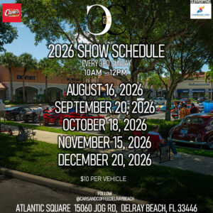 car show in delray beach florida on saturdays