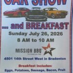 car show in bradenton florida on july 26