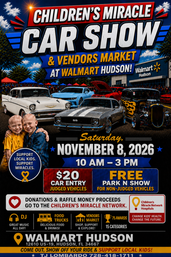 car show in hudson florida on november 8
