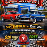 car show in tarpon springs florida on september 12