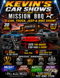car show in brooksville florida on august 30