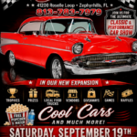 car show in Zephyrhills florida on september 19