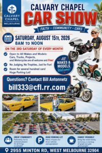 car show in melbourne florida on august 15