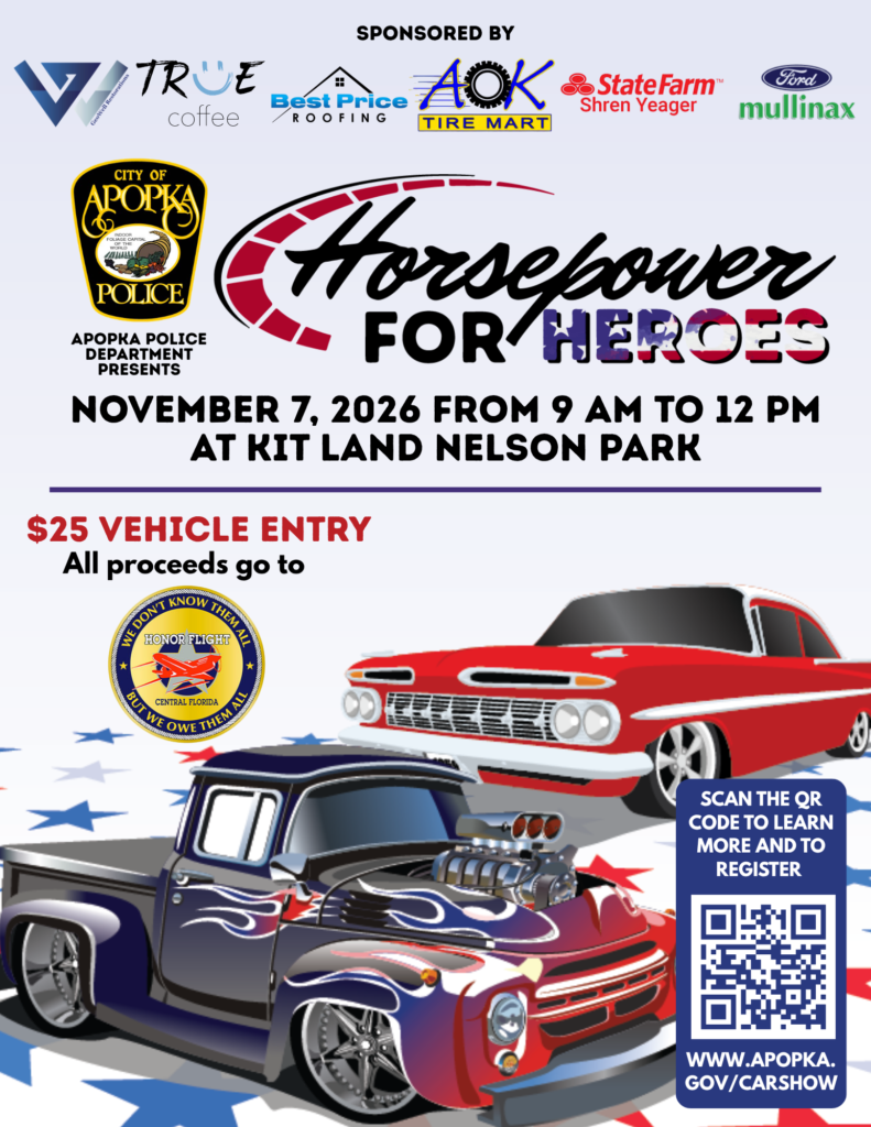 car show in apopks florida on november 7