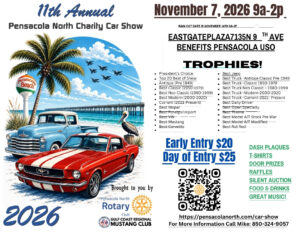 car show in pensacola florida on november 7