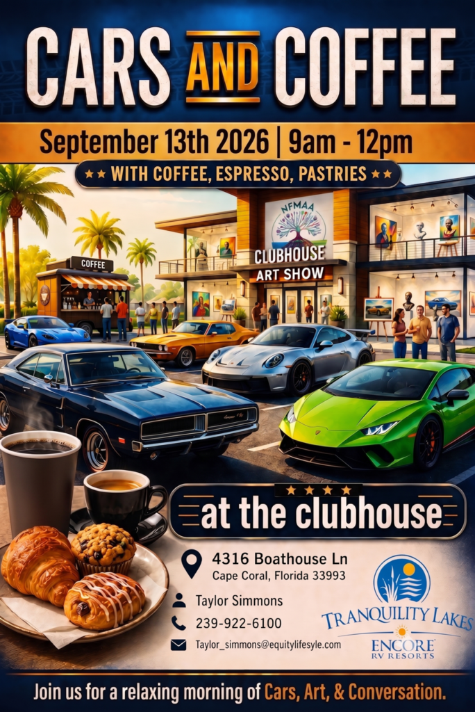 car show in cape coral florida on september 13
