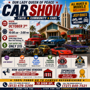 car show in new port richey florida on october 3