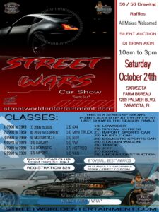 car show in sarasota florida on october 24