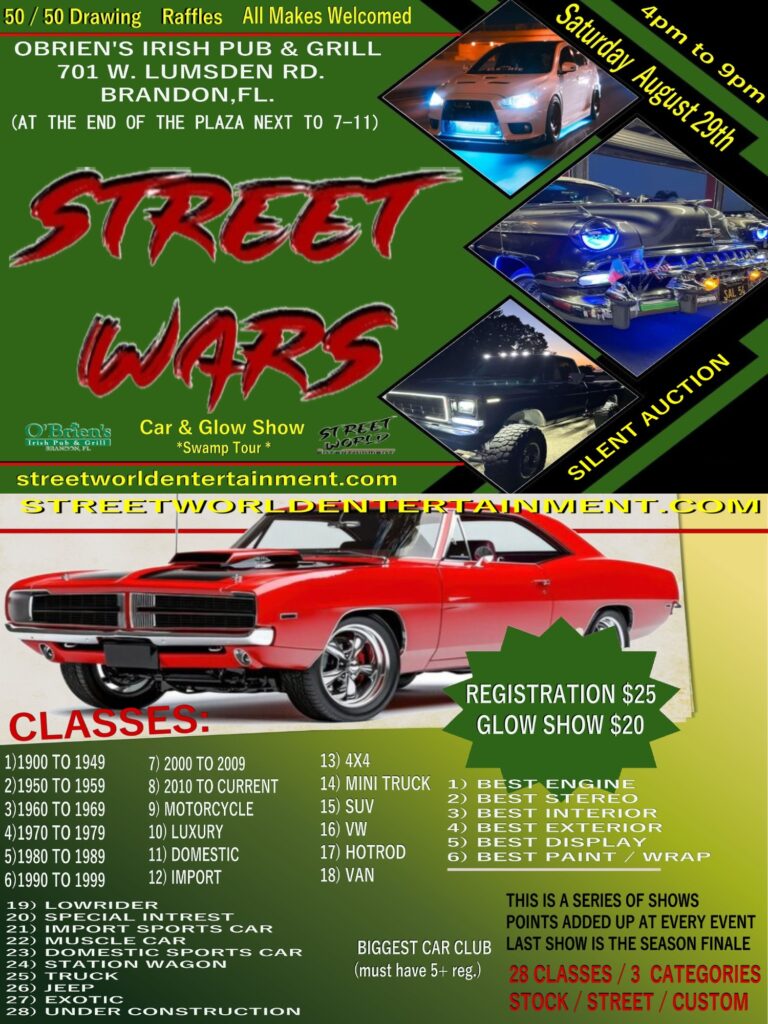 car show in brandon florida on august 29