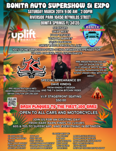 car show in bonita springs florida on march 20