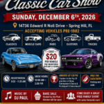 car show in spring hill florida on december 6