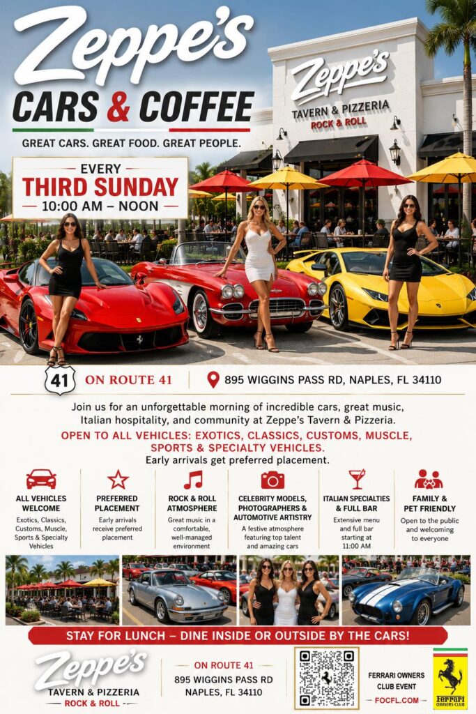 car show in naples florida on sunday