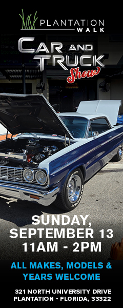 car show in plantation florida on september 13