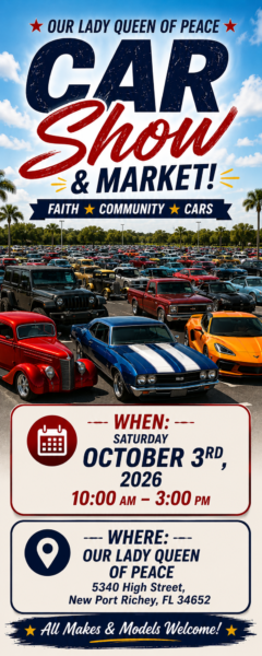 car show in new port richey florida on october 3