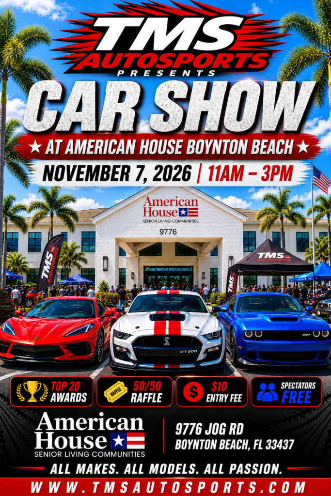 car show in boynton beach florida on november 7