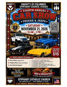 car show in port orange florida on november 21