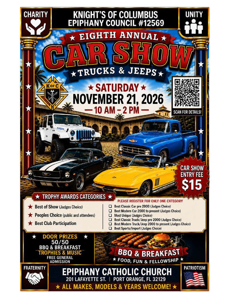 car show in port orange florida on november 21