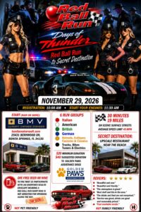 car show rally in bonita springs florida on november 29