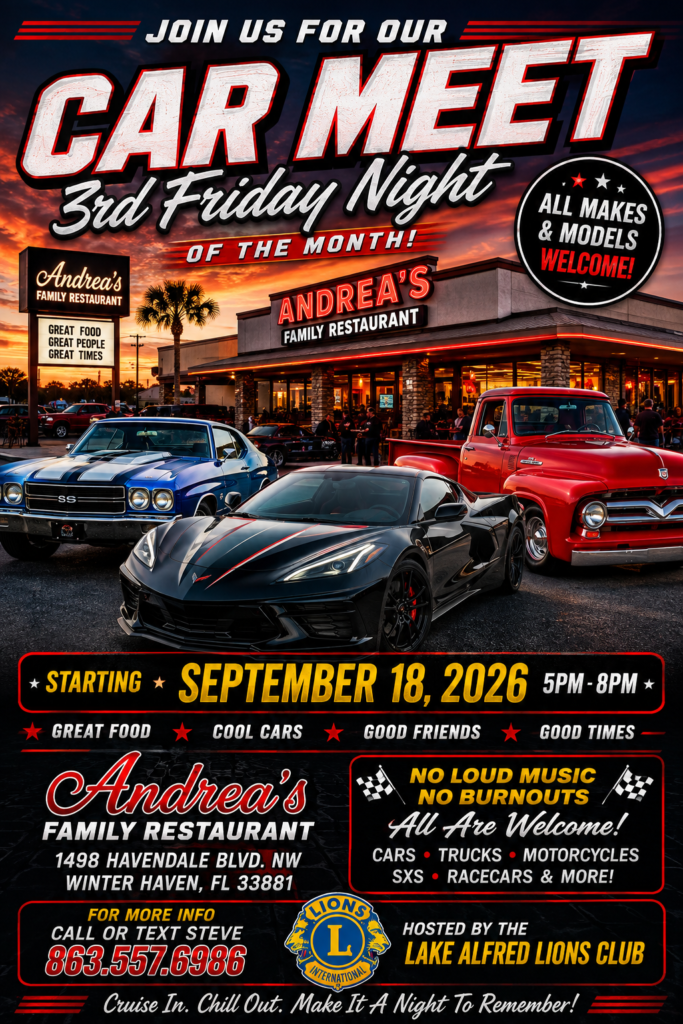 car show in winter haven florida on fridays