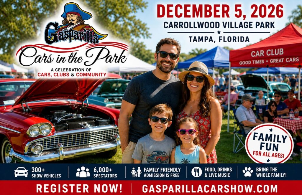 car show in tampa florida on december 5