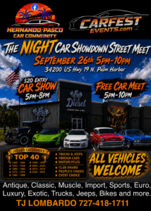 car show in palm harbor florida on september 26
