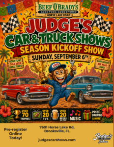 car show in brooksville florida on september 6