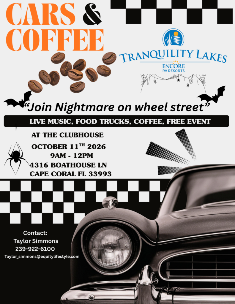 car show in cape coral florida on october 11
