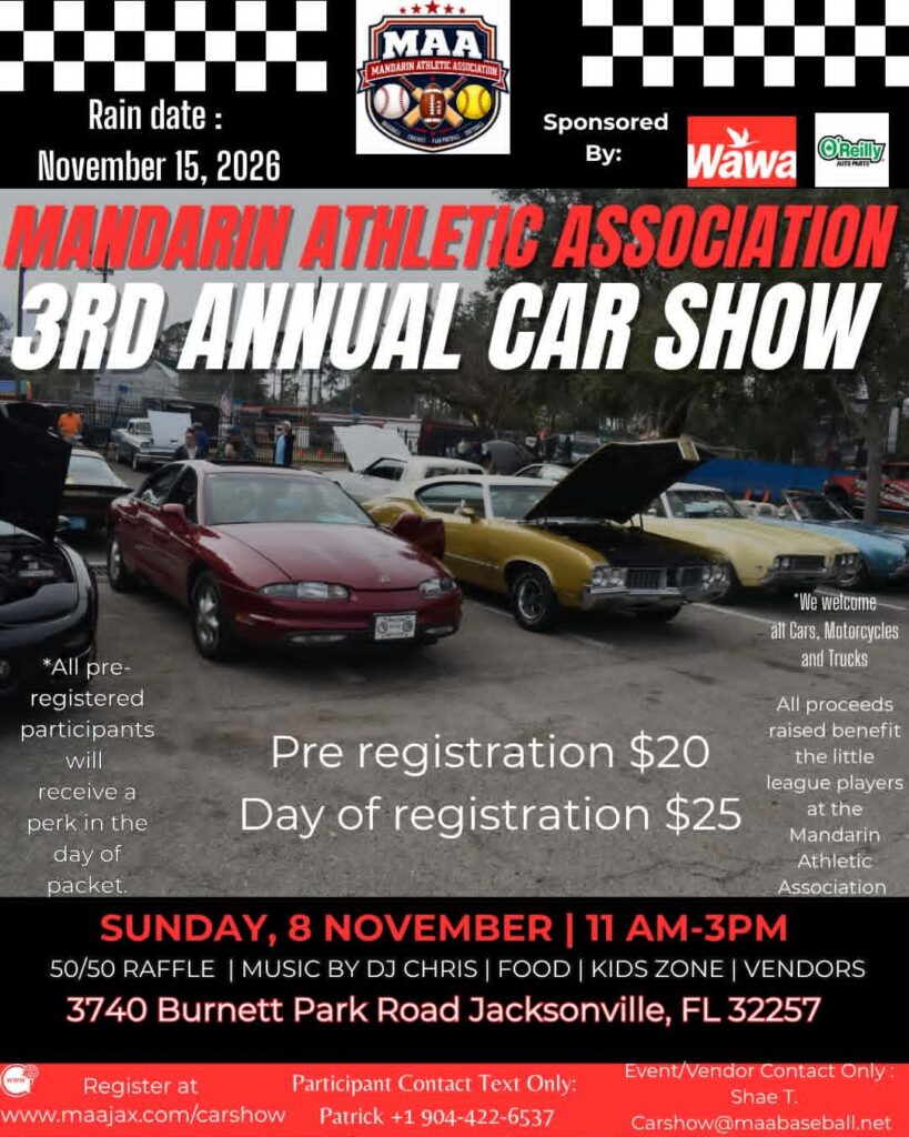 car show in jacksonville florida on november 8