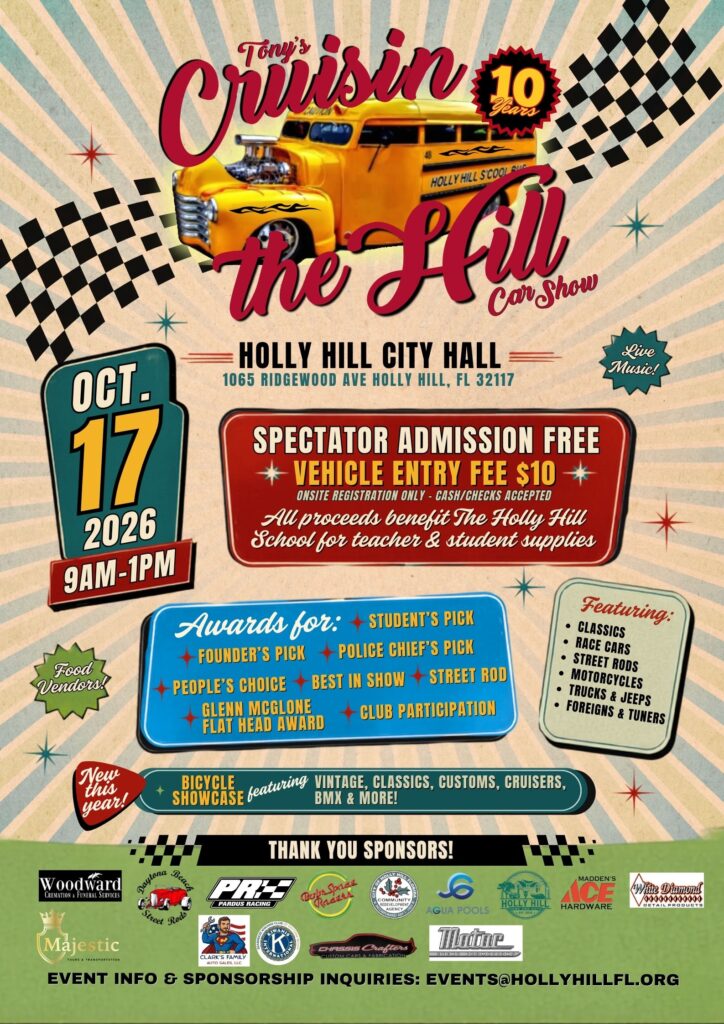 car show in holly hill florida on october 17