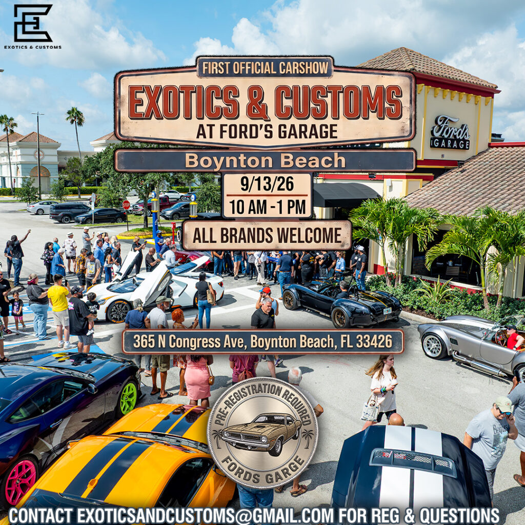 car show in boynton beach florida on september 13