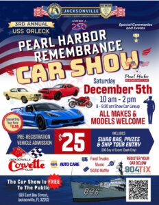 car show in jacksonville florida on december 5