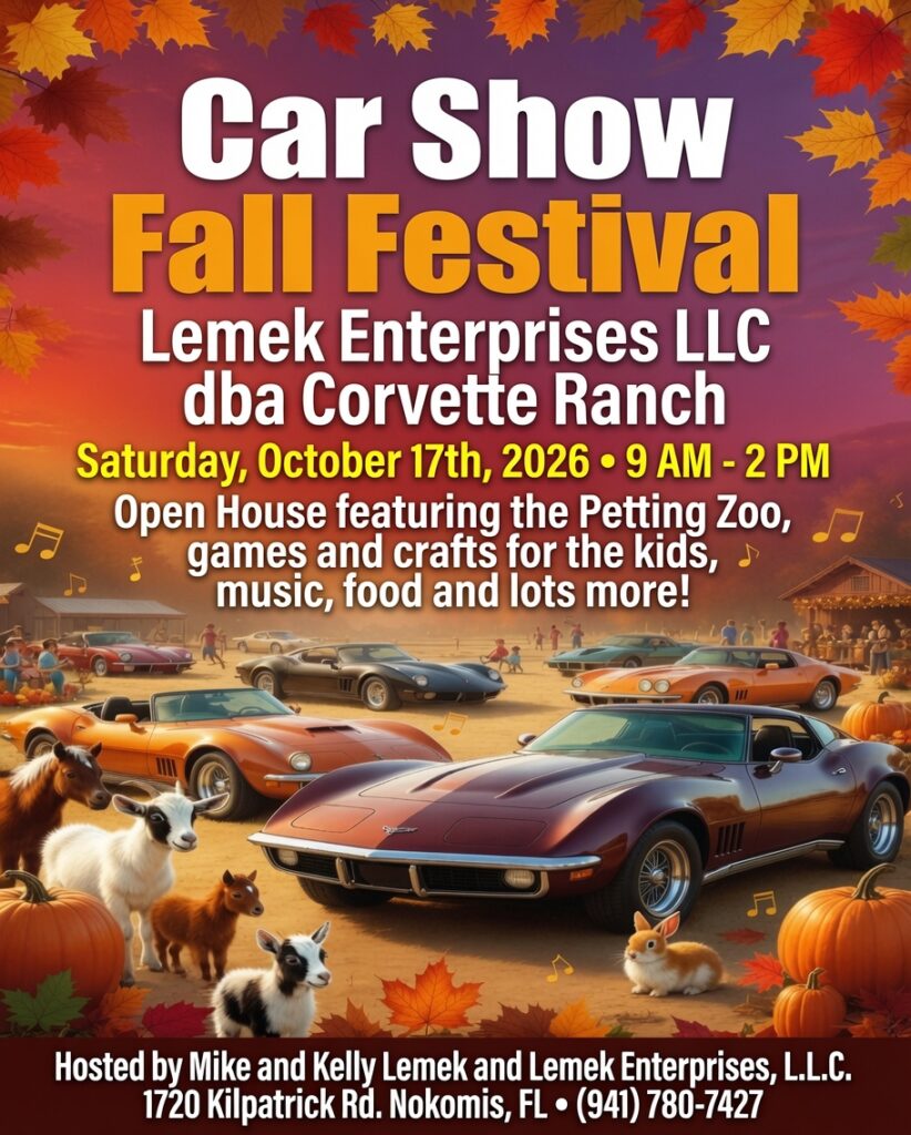 car show in Nokomis florida on october 17
