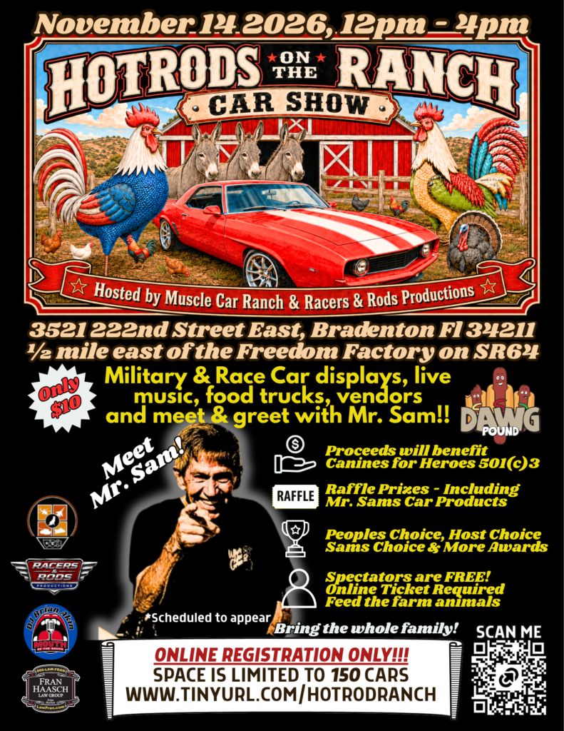 car show in brandenton florida on november 14
